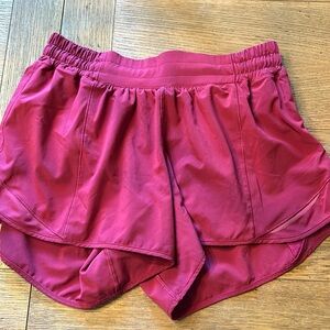 Lululemon running shorts size 8